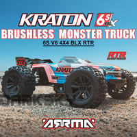 ARRMA ARA8608V6 KRATON V6 6S 4X4 BLX Brushless 1/8 RC Electric Remote Control Model Car Monster Truck Adult Children's Toys