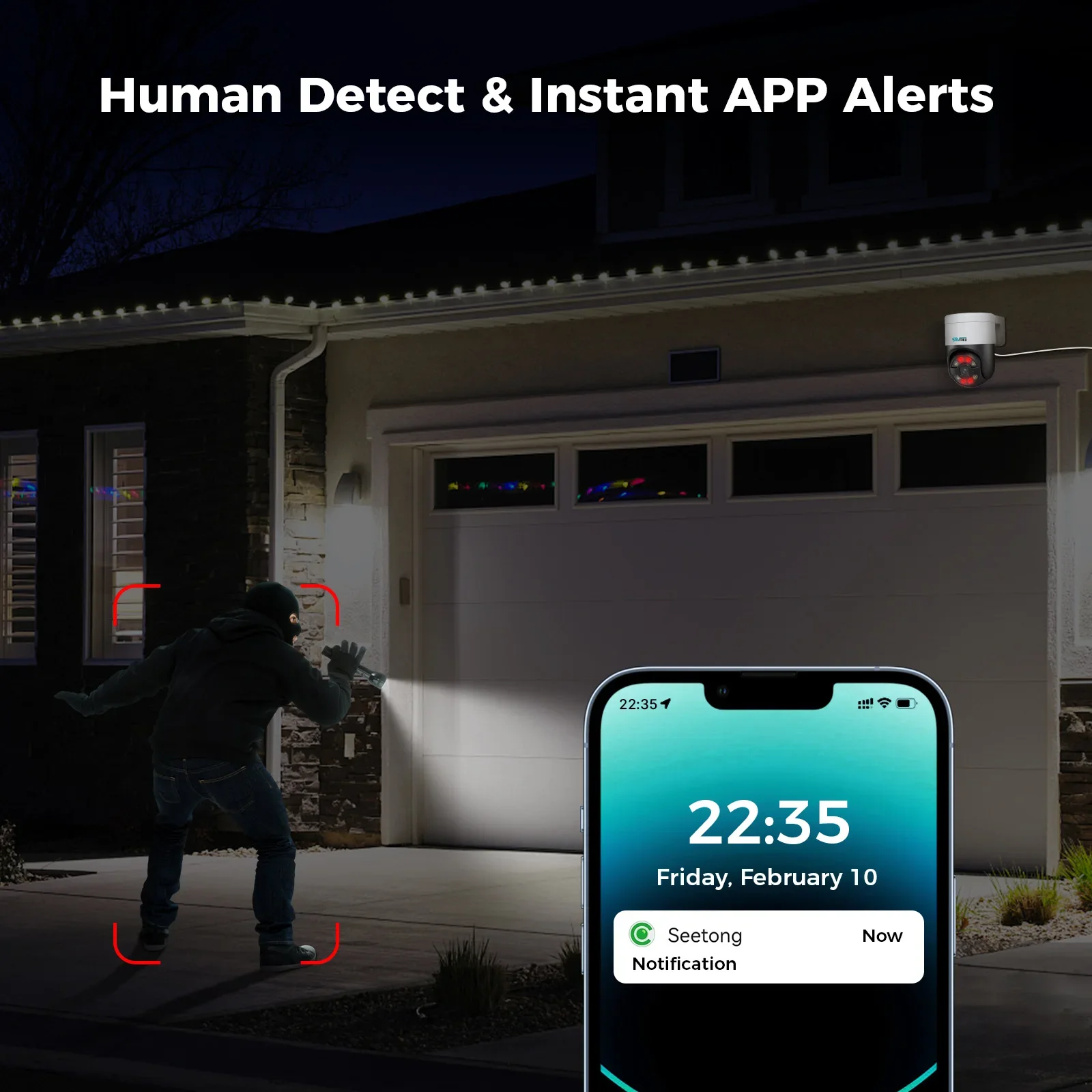 5MP Outdoor Alarm 8 Channel Ai Smart Network Hmoe IP POE Ptz CCTV Security Camera System