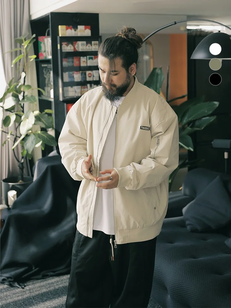 

PANMAX Large Size Faionable Men's Jaet 2025 Autumn New American Outdoor Functional Sle Baseball Collar Coat