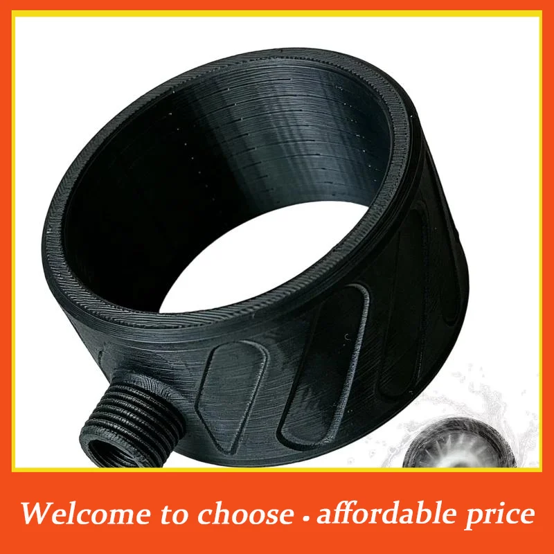 #1Pcs Spiral High Pressure Nozzle for Men Shower Head Bathroom Powerful Water Stream Home Use