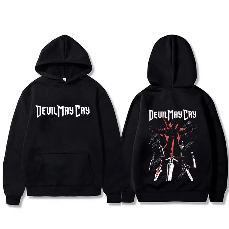 

Hot Game Devil May Cry Dante Hoodie Men Women Gothic Casual Oversized Pullover Hoodies Male Fashion Vintage Hooded Sweatshirt