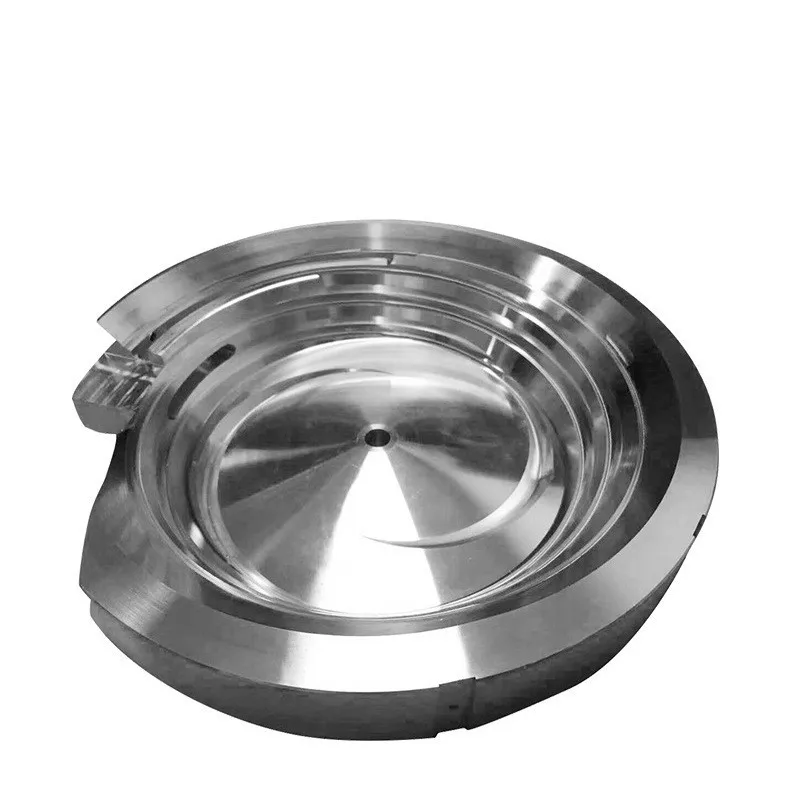 High Precision CNC Machined Aluminum Alloy Vibratory Bowl Feeder Automatic Screws N Feeding Disk Machine for Electronics Manufac