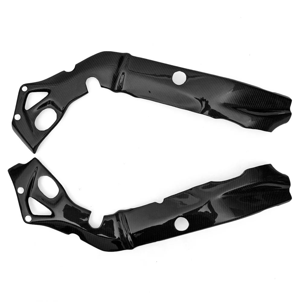 Motorcycle 100% Full Carbon Frame Cover For S1000RR 2015 - 2018 Twill Weave Gloss Black