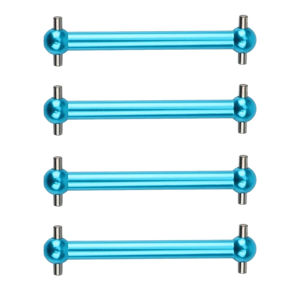 4pcs metall antriebswelle dogbone 63mm für TT-02B tt02b 1/10 rc auto aufrüstung teile, blau