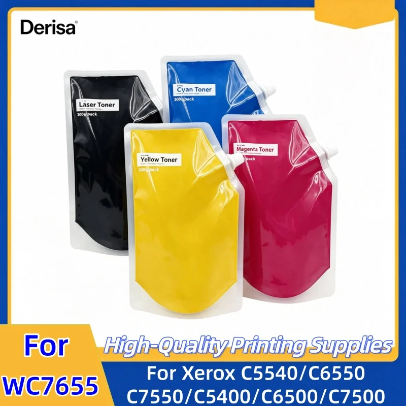300g/pack Toner Powder for Xerox WorkCentre 7655 7665 7675 7755 7765 7775 Color Refill Printer Cartridge Refill toner