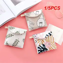 1/5PCS Towel Storage Bag Multiple Functions Cute Menstrual Period Bag Napkin Sanitary Pad Pouch Sanitary Cotton Bag Coin Purse