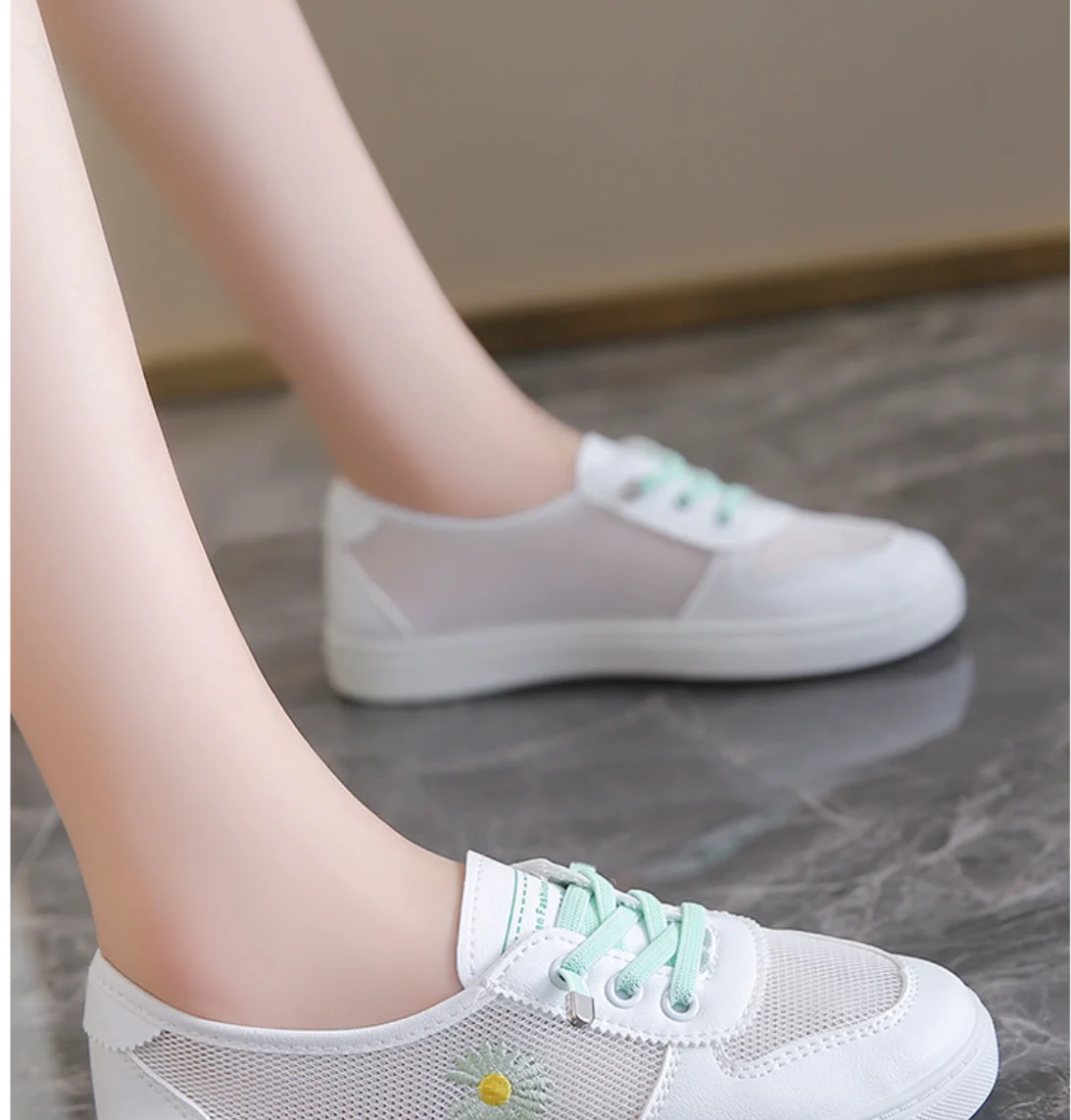 2024 new arrival women fashion high quality white shoes summer shoes