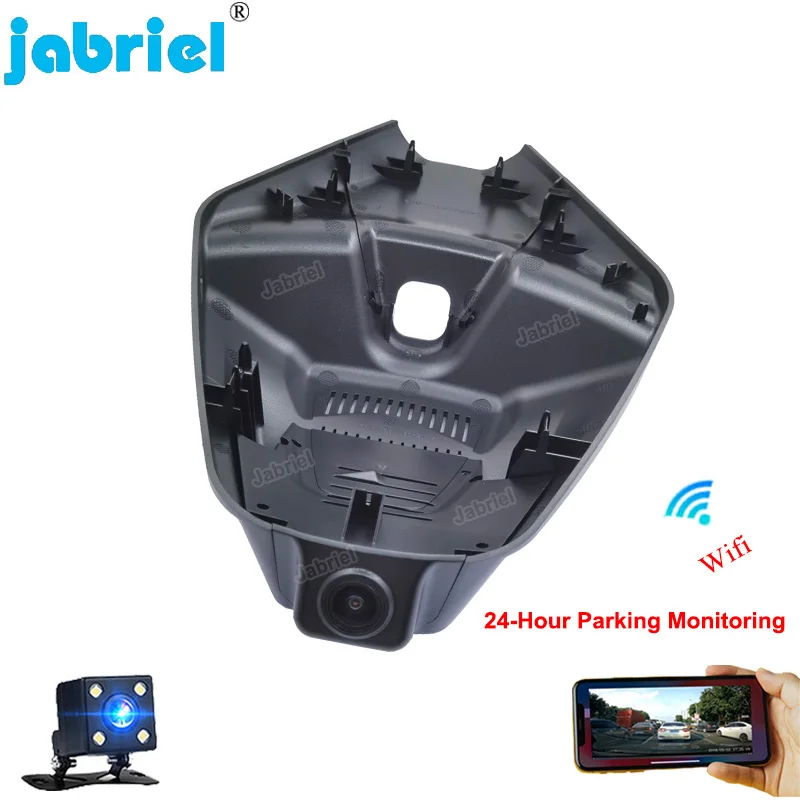 

Jabriel HD 1080P Car DVR Video Recorder WiFi 24H Front and Rear Dedicated Dash Cam For Ford Taurus 2019 EcoBoost 245 Vignale