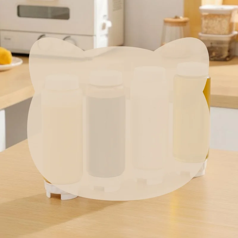 Food Grade Plastic Double Nozzle Squeeze Sauce Bottles Leak Proof Ideal Home Kitchen Cooking Baking Salad Dressing Use