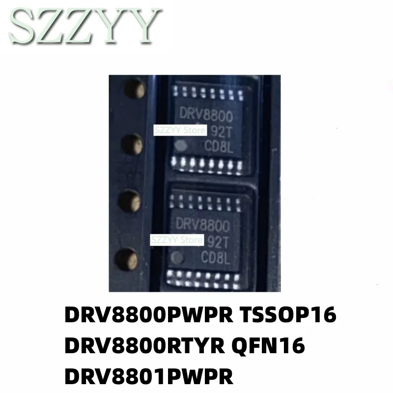 5PCS DRV8800RTYR QFN16 DRV8800PWPR DRV8801PWPR TSSOP16