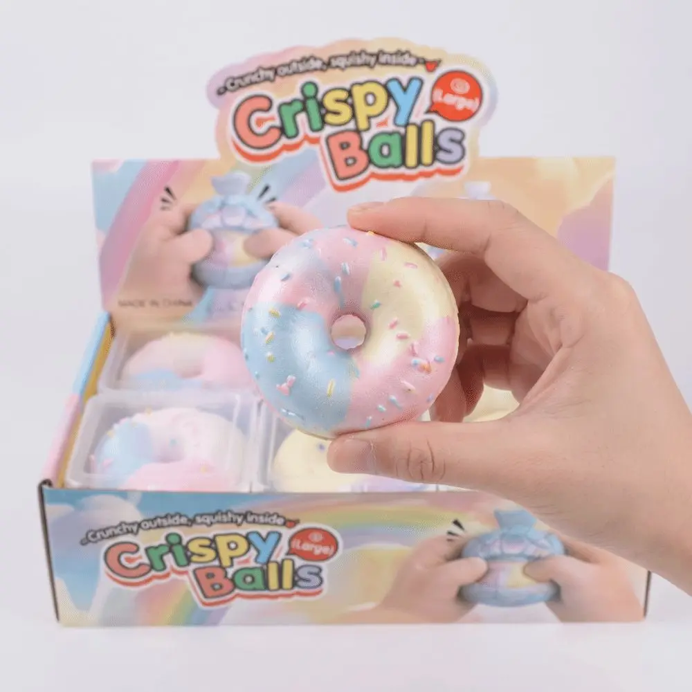 Crispy Skin Cat Paw Squishy Toy Super Soft TPR Mixed Color Crispy Fidget Toy Handmade Bal Slow Rebound Crispy Pinch Toy