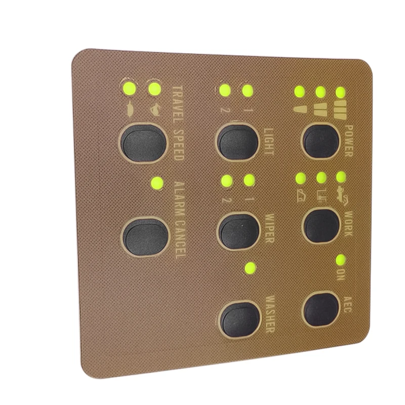 Excavator Cab display button accessories Meter Sticker Excavator accessories for CAT E312 320 330V1V2BCD