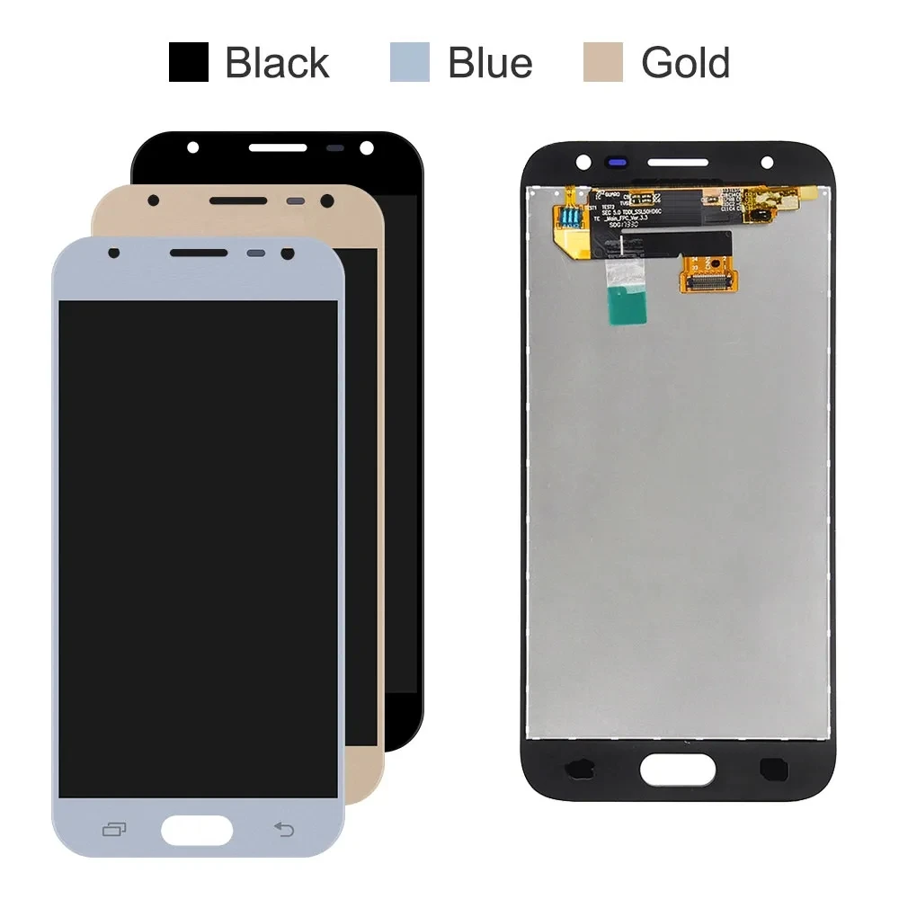 Tested 5.0 Display For Samsung J3 2017 J330 J330FN SM-J330FN J330DS LCD Display Touch Screen Digitizer Assembly