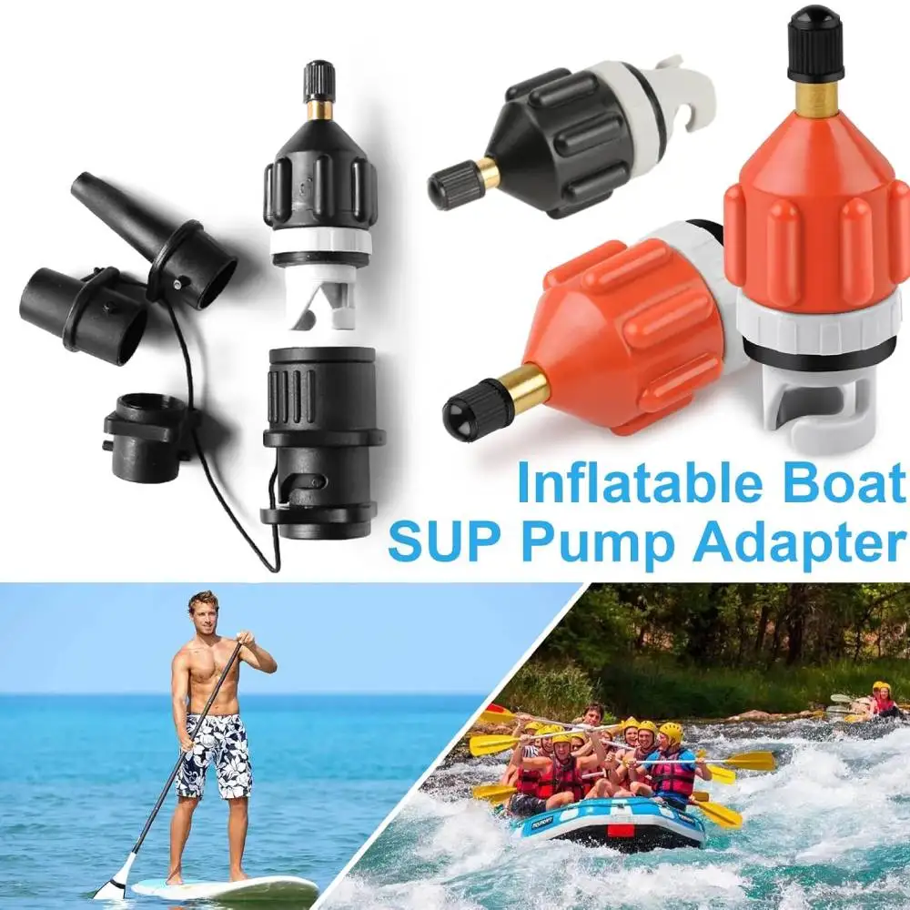 Paddleboard Air Nozzle Kit Inflatable Boat Air Mattress Multifunctional Inflator Pump Adapter Set Inflatable Boat for Surfboards