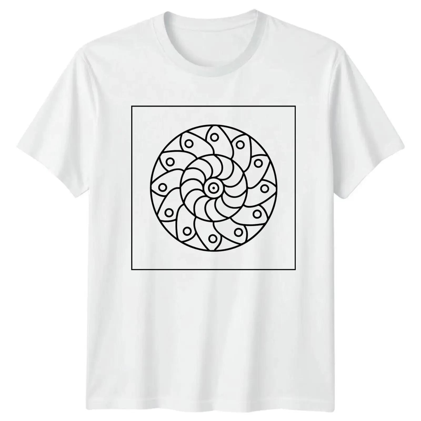 Abstract Swirl Art Herren T Shirt Damen Grafik Oberteil vintage Washed Stretched Breathable designer clothes Casual Soft homme