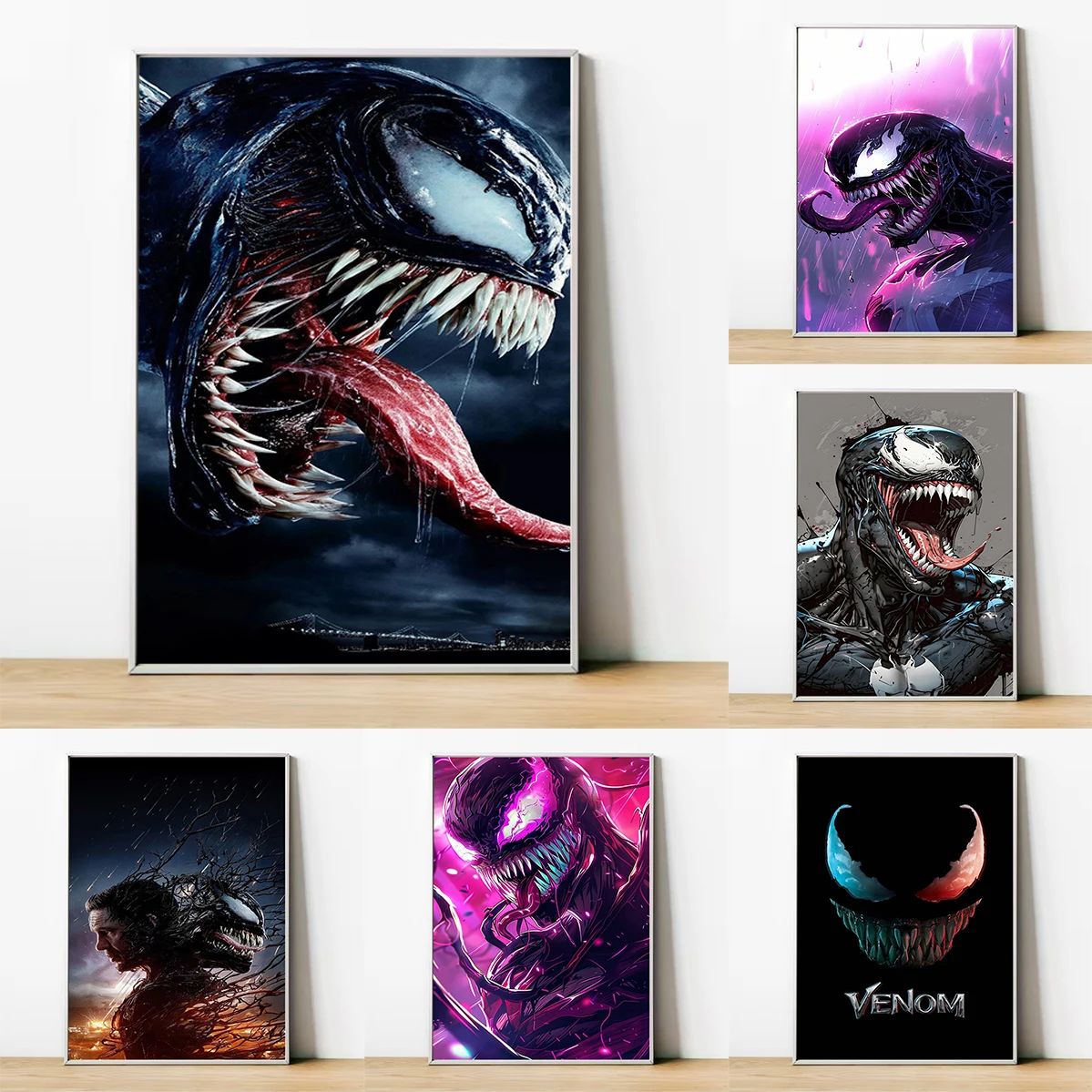 2024 Movie Poster Venom The Last Dance Poster Decorative Pictures for Living Room Decoration Canvas Wall Art Prints Vintage Home