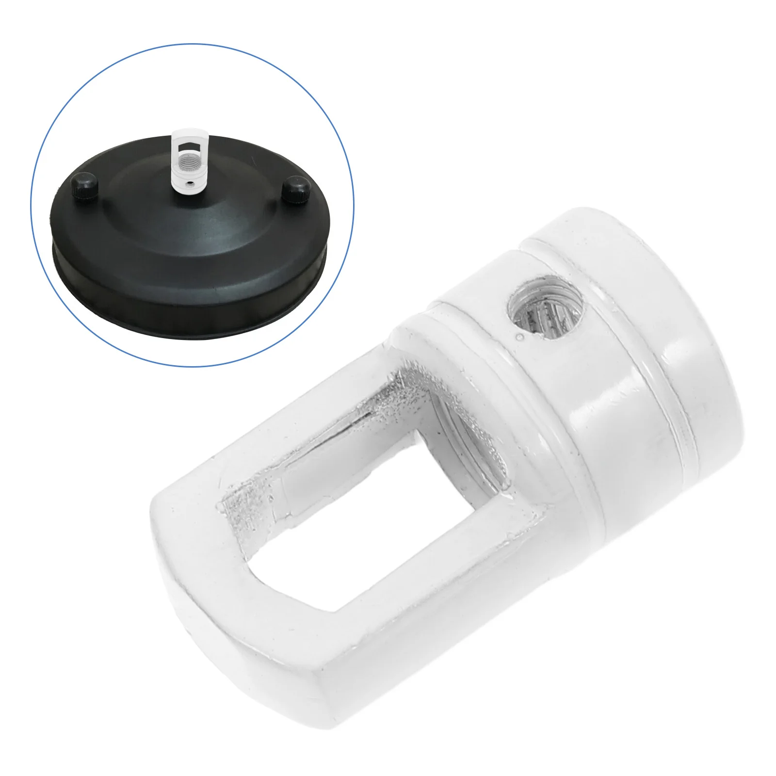 

10Pcs Ceiling Loop Chandelier Hooks Metal Inner Thread Pendant Light Ring Loops for Stable Hanging Light Fixtures DIY Projects