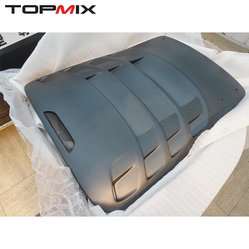 For Lotus Exige S3 (2012-2021) Improved 100% Carbon Fiber Engine Hood & Trunk Lid (High-Quality Lightweight Body Parts)