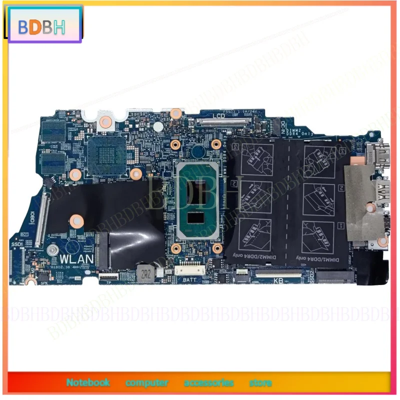 XWV63 0XWV63 For Dell Inspiron 5400 2-in-1 Motherboard W/ i5-1035G1 CPU 19785-2