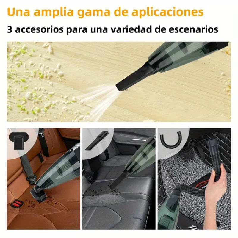 Xiaomi-aspiradora inalámbrica multifuncional para coche, aspirador portátil de mano de alta potencia, recargable, 98000Pa, 2024