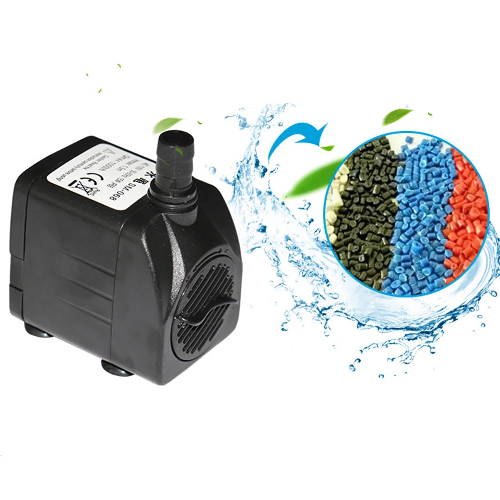 مضخة مياه غاطسة قوية صغيرة سوداء الولايات المتحدة التوصيل توفير الطاقة منخفضة الضوضاء لحديقة نوافير البرك خزان حوض أسماك #4