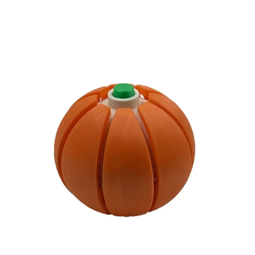 Pumpkin Shape Fidget Clicker Button Click Pressure Relief Pumpkin Squishy Small Size Fruit Design Fruit Squeeze Party Giveaway