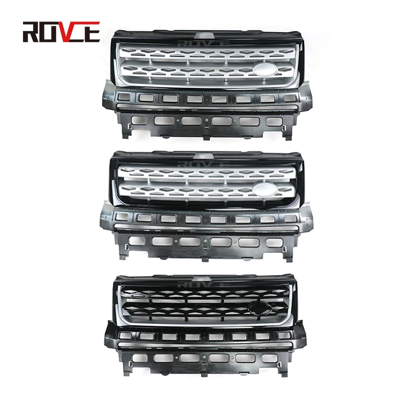 ROVCE Front Grille Bumper Mesh Grill For Land Rover Freelander 2 LR2 2010 2011 2012 2013 2014 2015 2016 Car Accessories ABS