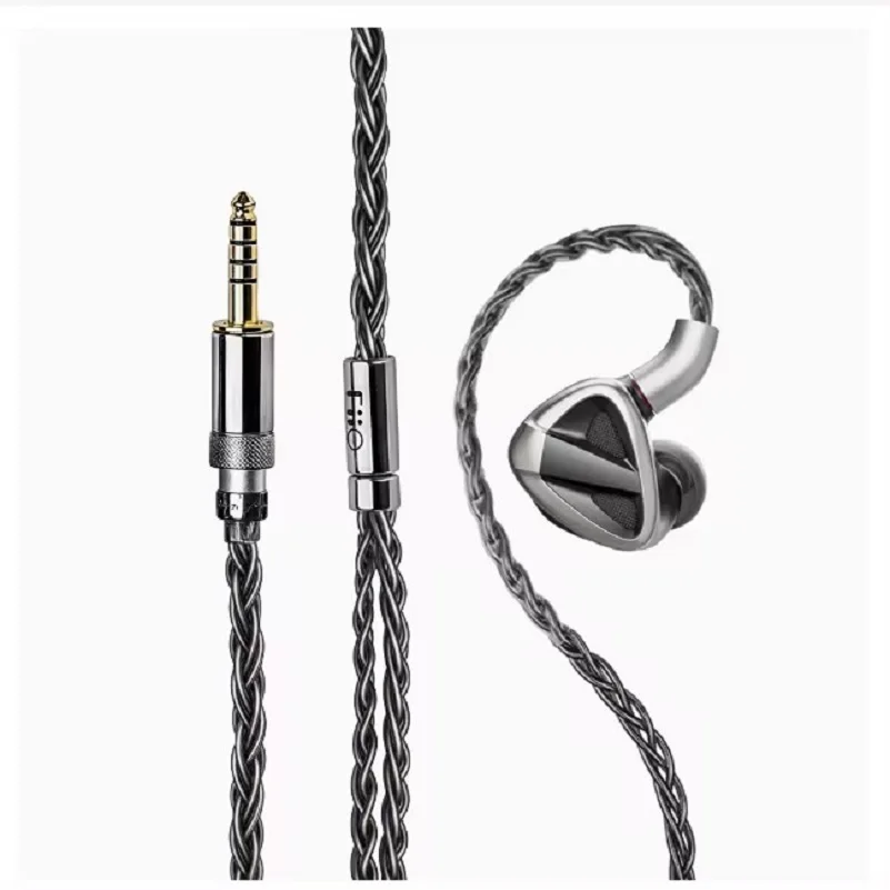 

FiiO FH19 2DD+6BA Hybrid Driver HiFi Music IEM Hi-Res Audio In-Ear Earphone MMCX Detachable Cable Wried Earbuds