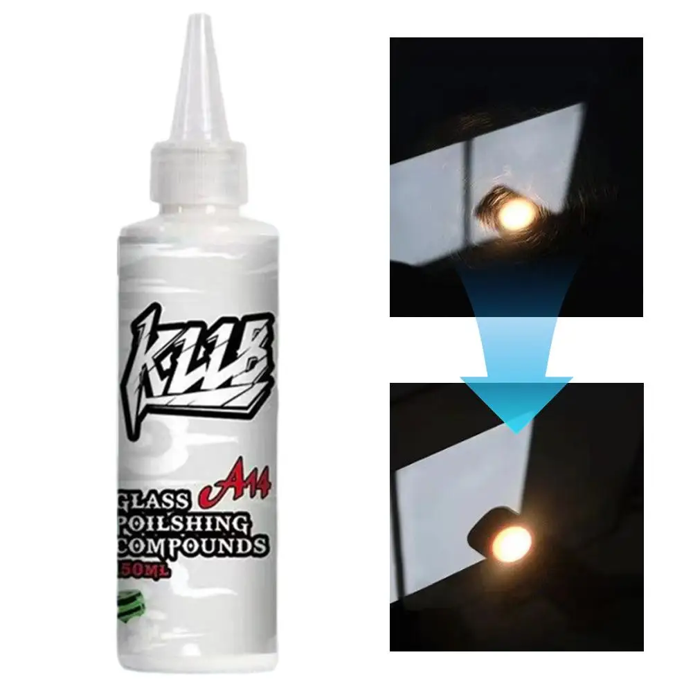 High Purity Cerium Oxide Glass Polish Removes Oil Film Water Stains Scratches Scratch Free Cleaning Tech Safe for Auto & Glass