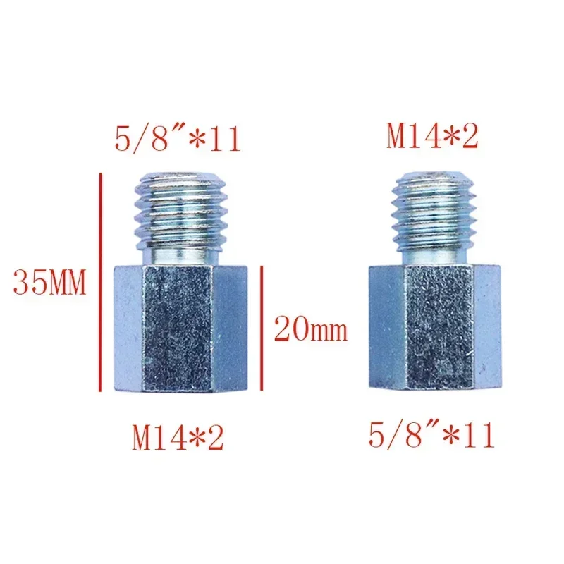 Imagem -03 - para M10 M14 para M16 Ângulo Moedor Conversão Parafuso Máquina de Polimento Adaptador Disco Acessórios Adaptador Interface 1pc M14