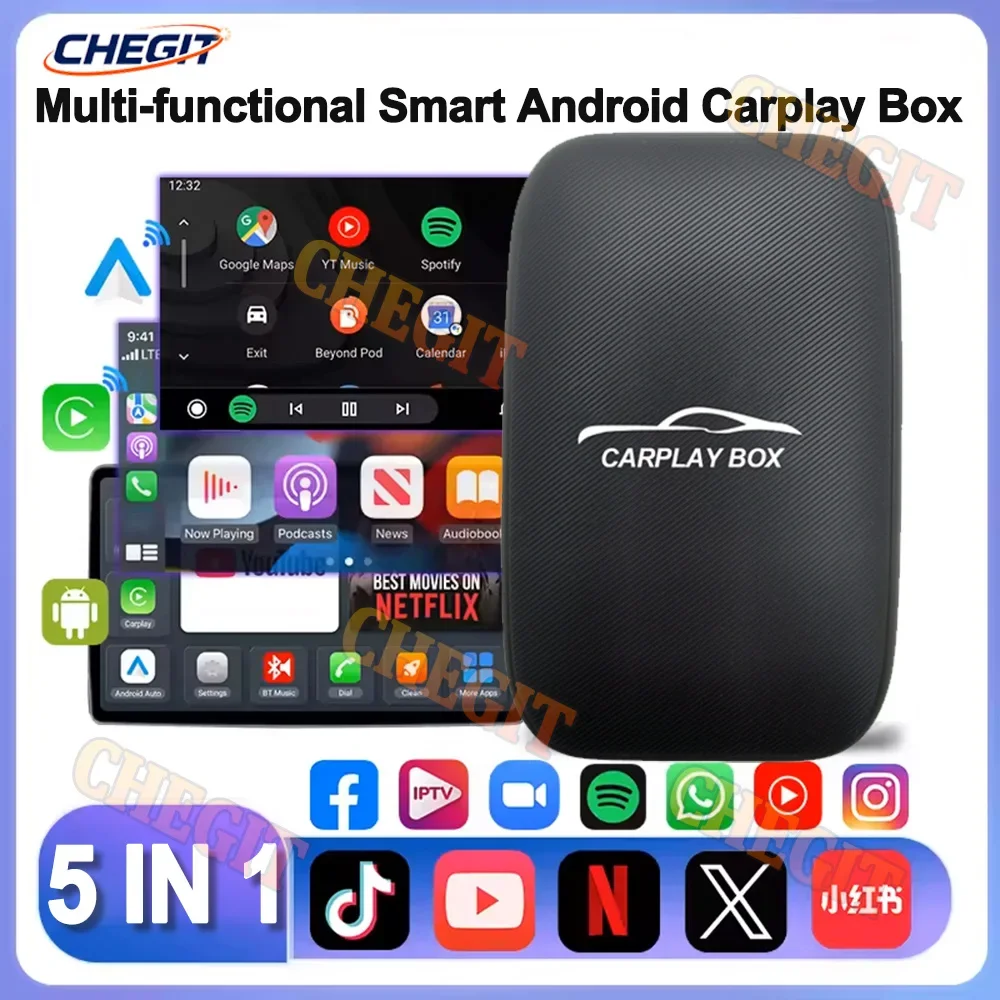 5-in-1-carplay-ai-box-android-14-2g-16g-android-auto-ワイヤレスcarplayアダプター-carplayカーマルチメディアプレーヤー-youtube-netflix対応