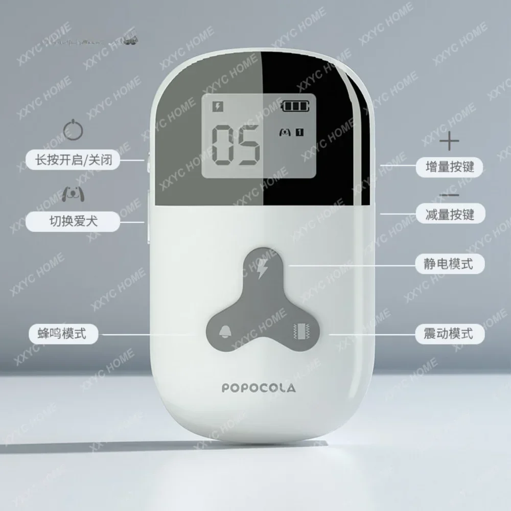 الحيوانات الأليفة القط الكلب النباح سدادة مكافحة الكلب لدغة قطعة أثرية Nuisance مكافحة لحاء الكلب التدريب صدمة كهربائية طوق التحكم عن بعد #2