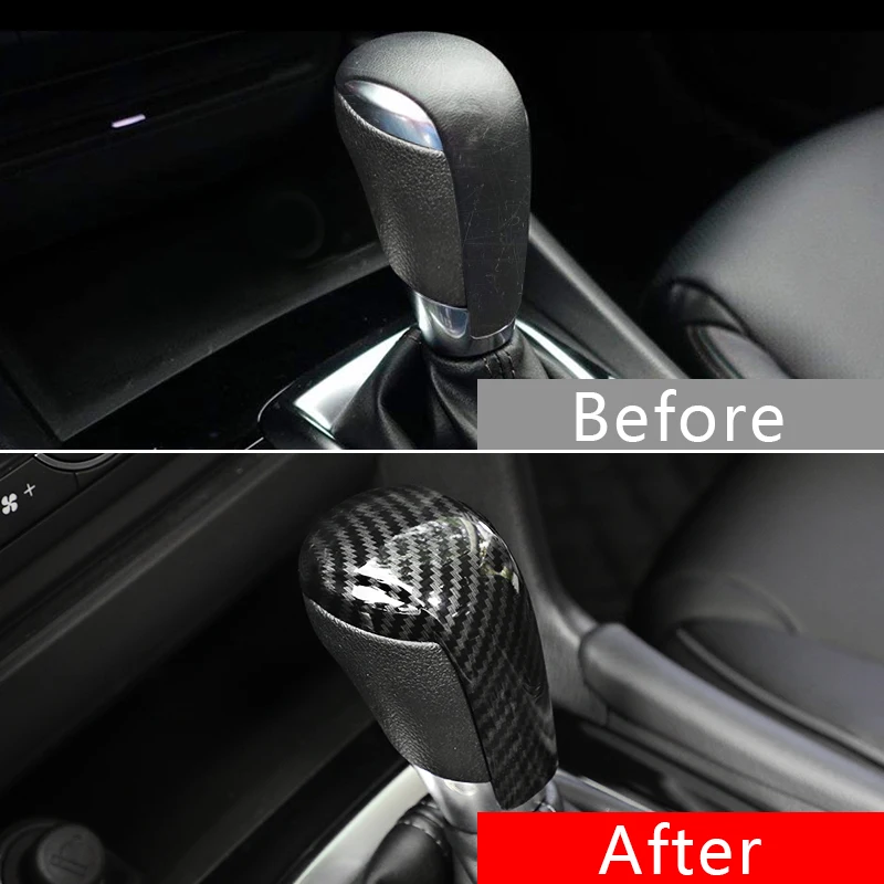 Car Gear Head Shift Knob Handle Cover Trims Stickers For Mazda 2 3 6 DJ BM GJ GL CX-3 CX3 CX-5 CX5 KF CX8 CX9 2014-2021 2022