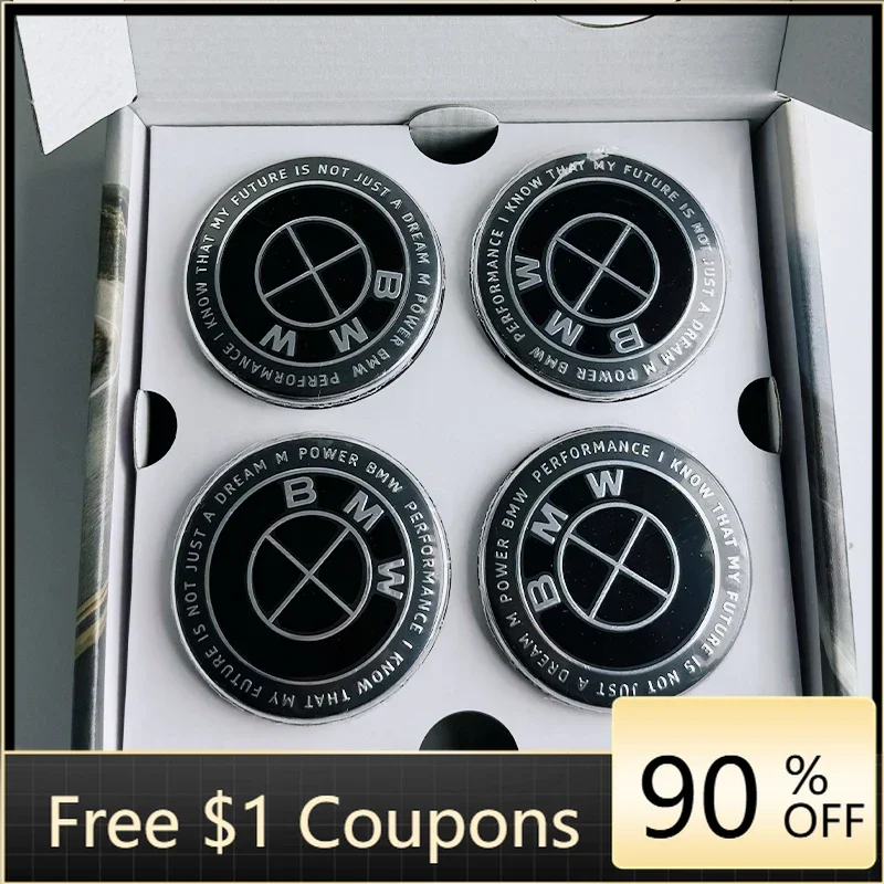 

Accessories For BMW 2025 BMW GROUP 4Pcs 56MM 68MM Floating Wheel Center Cap For BMW M E39 E46 E60 E90 F10 F30 G32 G38 G01 G02 G0