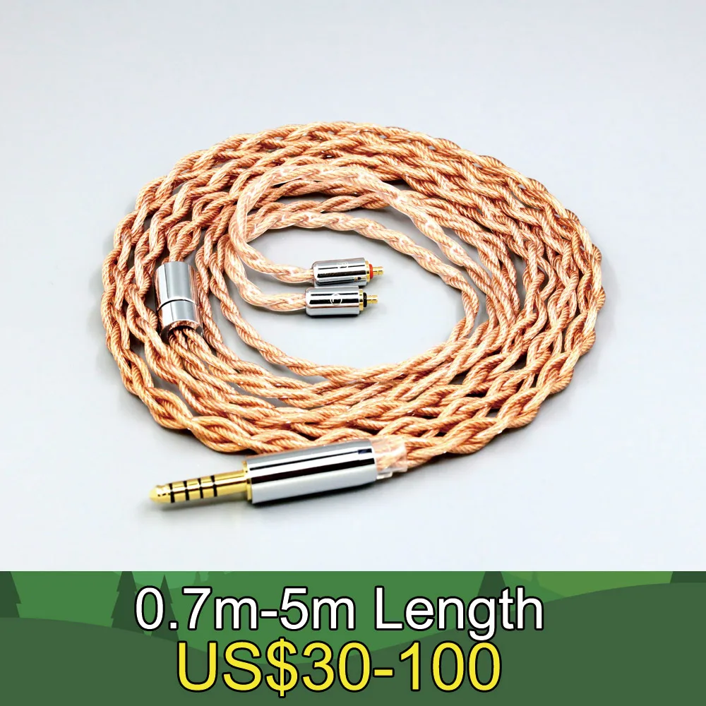 

Graphene 7N OCC Shielding Coaxial Mixed Earphone Cable For Etymotic EVO Multi-Driver Earphone T2 Pin 4 core 1.8mm LN007767