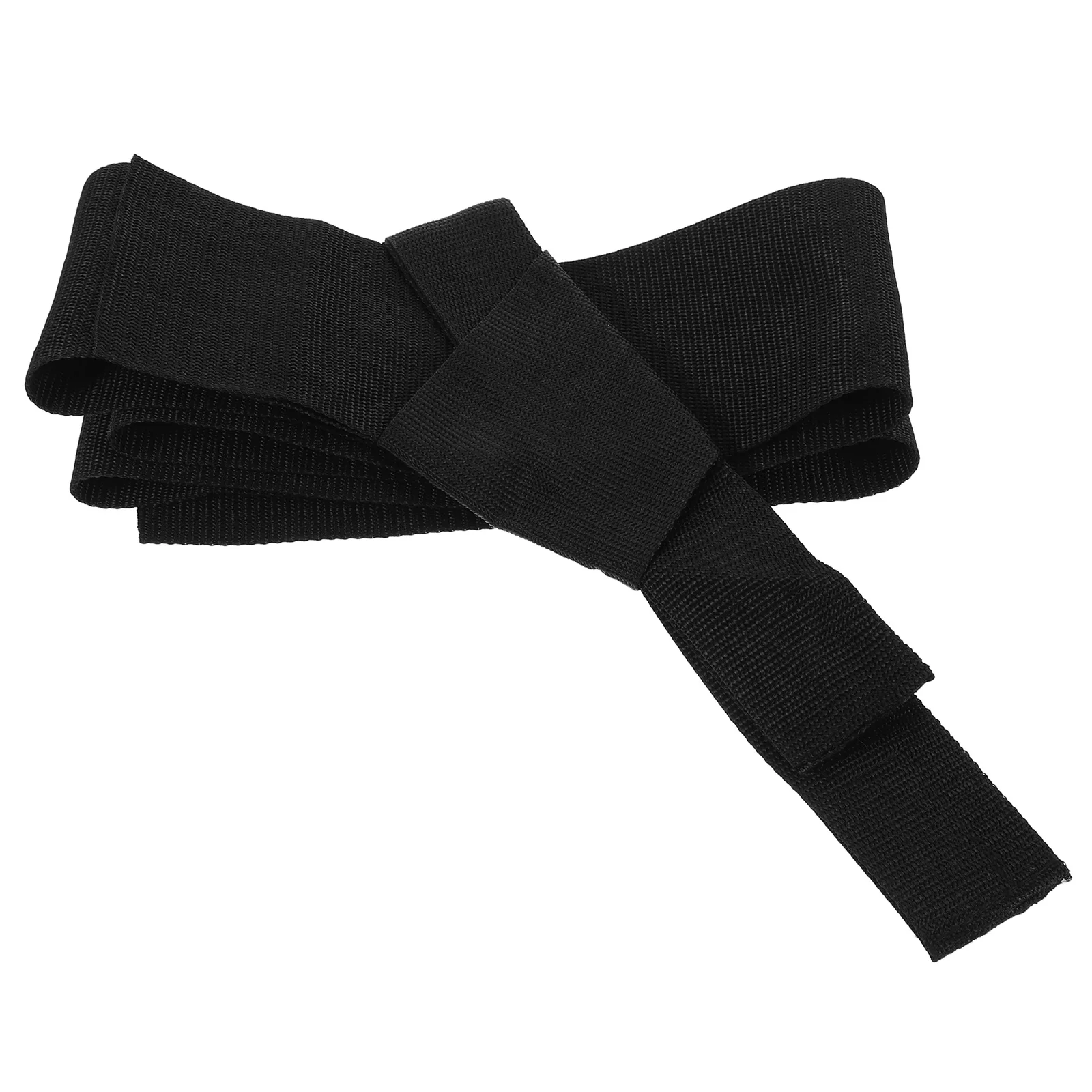 

Men's Kimono Belt Belts for Dresses Wide Black Polyester Japanese Costume Supply
