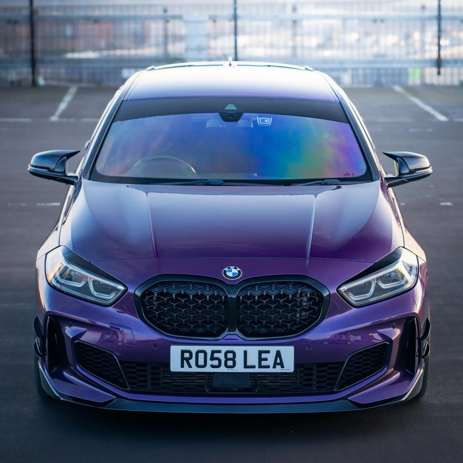 New Car Front Headlight Eyebrow Eyelid Lamp Light Eyebrows Sticker For BMW 1 Series F40 116i 118i 120i 128ti M135i 2019-2023+