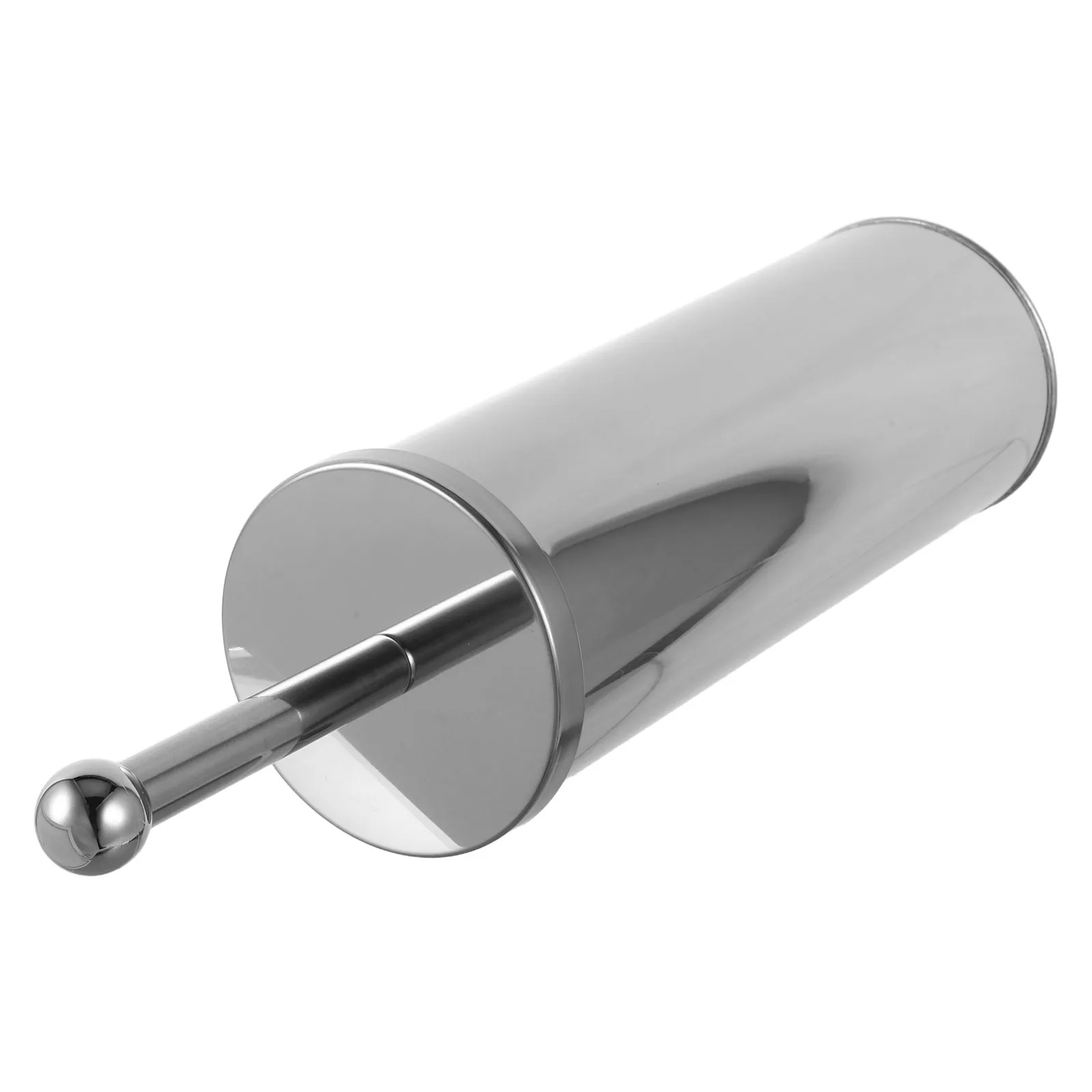 

1 Set Stainless Steel Toilet Holder Long Handle Bowl Scrubber Deep Cleaning Bathroom Necessities Wall Mounted Rv Toilet Brush