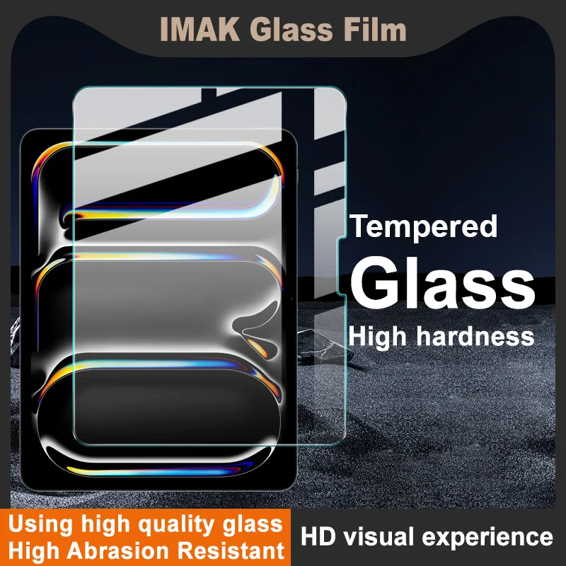 

IMAK is suitable for the 11-inch iPad Pro with M5 chip and the H series tempered glass protective film