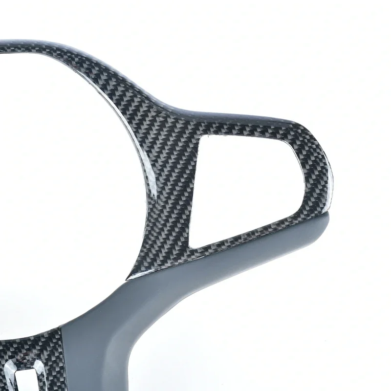For BMW G20 G30 G80 G82 F92 F90 M5 G11 G12 G14 G15 G16 Carbon Fiber Steering Wheel Panel Decoration Cover Trim Frame