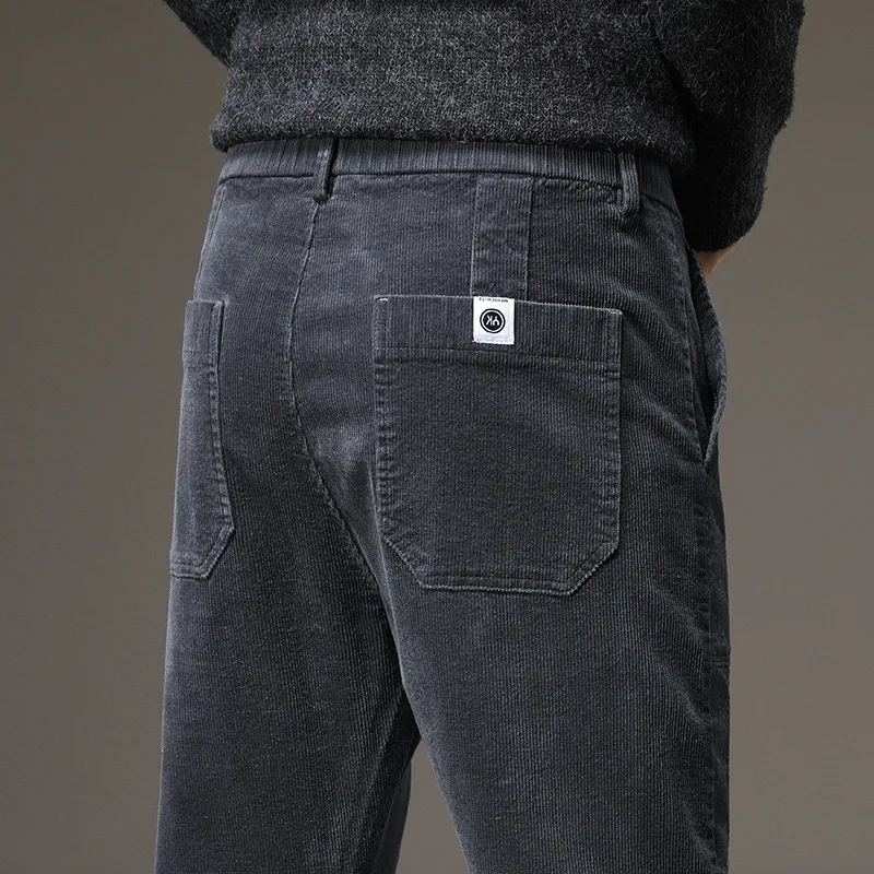 Pantaloni della tuta da uomo in cotone nero primavera e autunno 2023 pantaloni da pista caldi da uomo