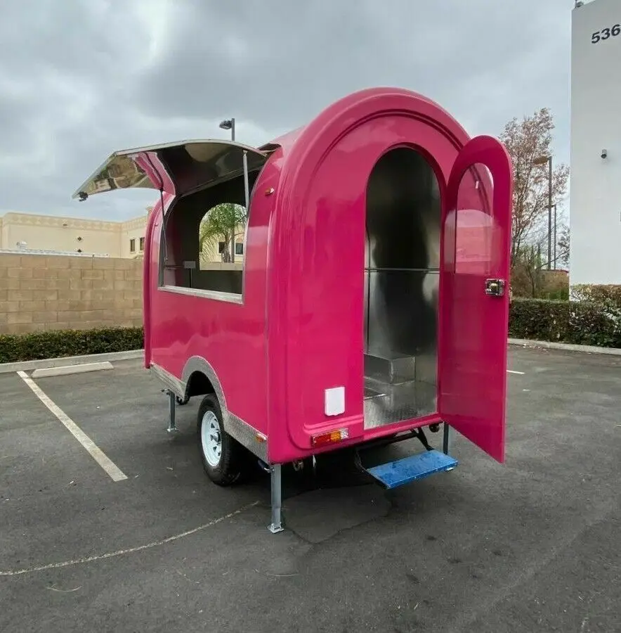 

Electric Food Truck Mobile Food Trailer Coffee Carts Food Shop Prefab Mobile Shops