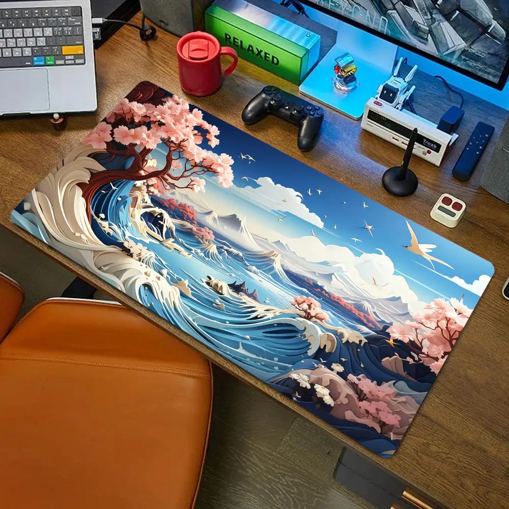 Coastal scenery Mouse Pad  Mous Pad Pc Gamer Computer Accessories Mousepad Gaming Laptop Keyboard Carpet Large Desk Mat rug