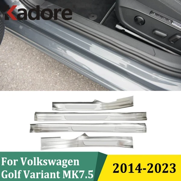 

Для Volkswagen Golf Variant MK7.5 2014-2020 2021 2022 2023, накладка на порог боковой двери, накладка на автомобильную наклейку, аксессуары для стайлинга