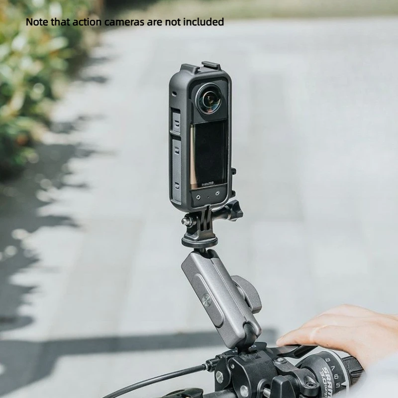 

Bicycle Shooting Stand Aluminum Alloy 360-degree Rotation Stable Quick-release Mechanism Bike Computer Mount Bicycle Accessories