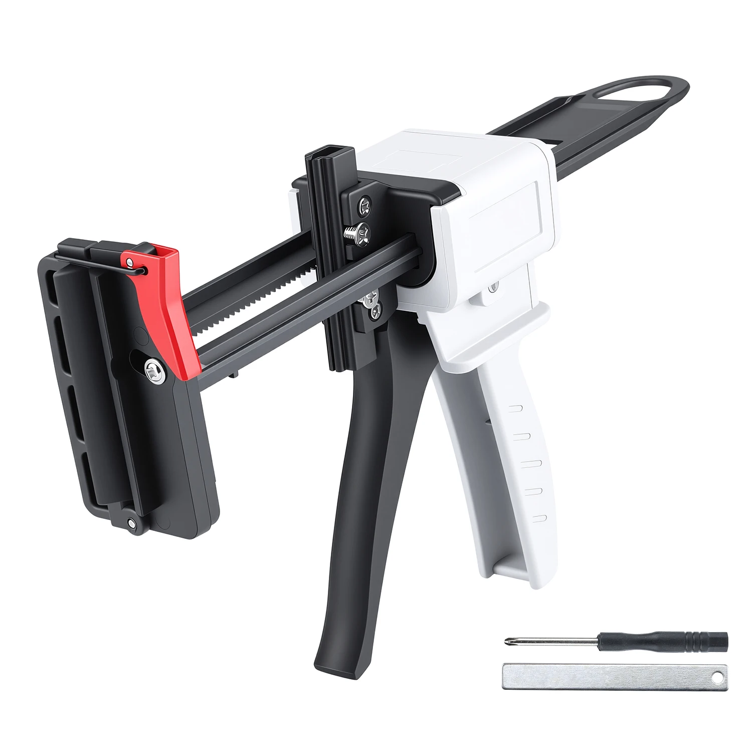 Toothpaste Tube Gun 704 Silicone Manual Glue Gun Dispenser Extruder Labor-saving Tool for Caulking Sealant,Silicone Glue(White)