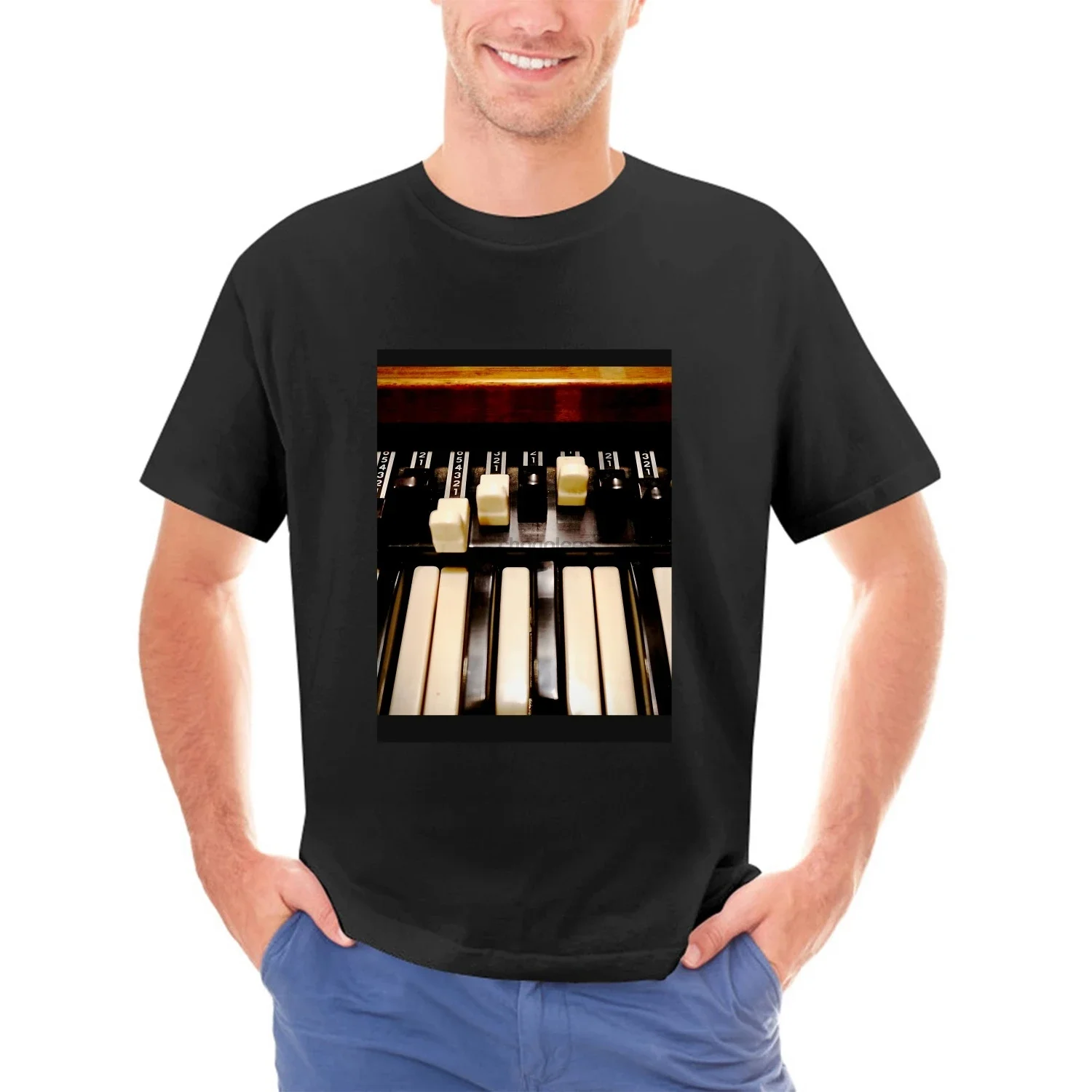 Hammond B3 Organ T Shirt Hammond Hammond B3 Organ Music Keyboard Drawbars Musical Instrument Closeup