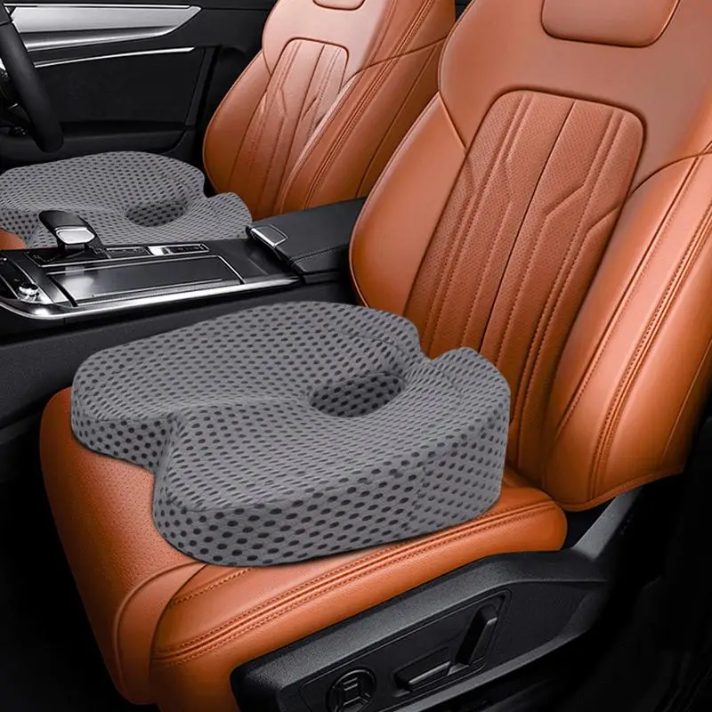 Car Seat Pillow Elastic Seat Pad Chair Pad Comfortable Seat Cushion Soft Thicken Chair Cushion Pads For Lumbar Support Offices