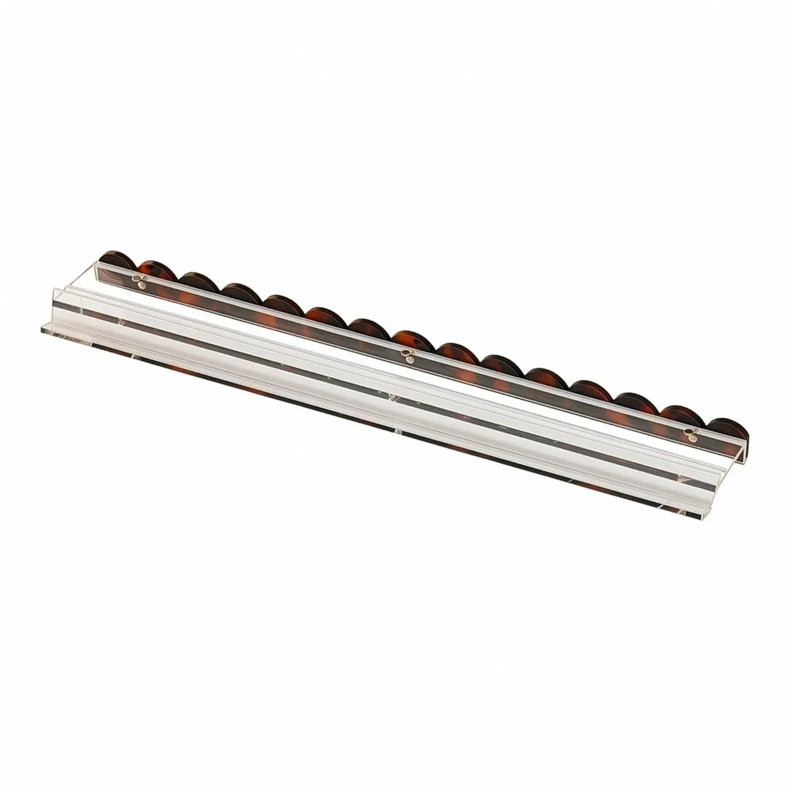 Transparent Mahjong Tile Ruler Holder for Mahjong Set Tabletop Game Storage Rack