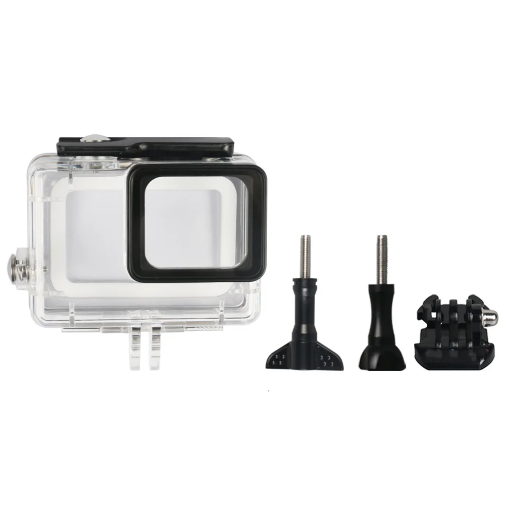 

Waterproof Shell For Underwater Camera Protective Housing High Transparency Glass Lens Stainless Steel Buttons